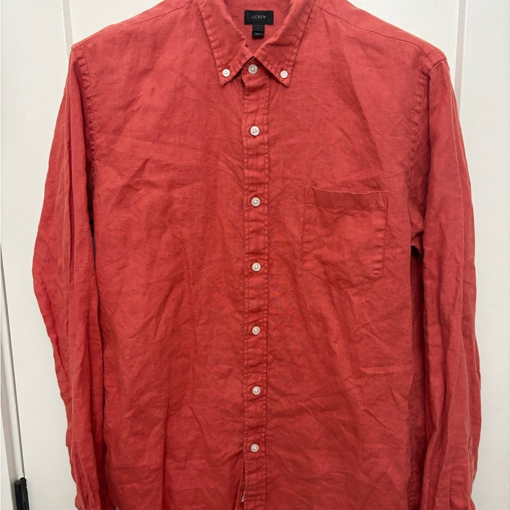 J. Crew Men's Linen Shirt